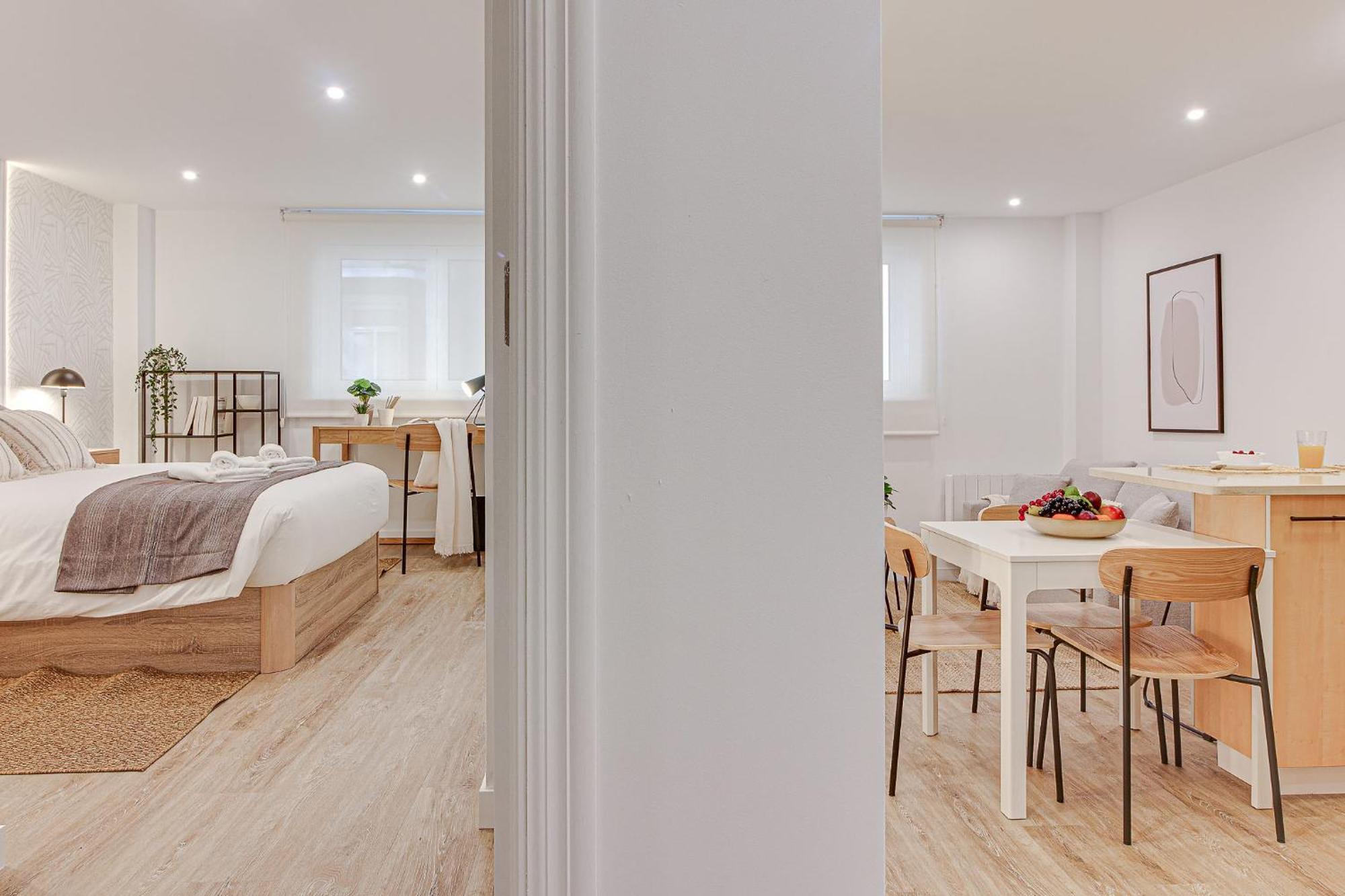 Diseno A Coruna Con Garaje Gratis By Theblueapartments Com Esterno foto